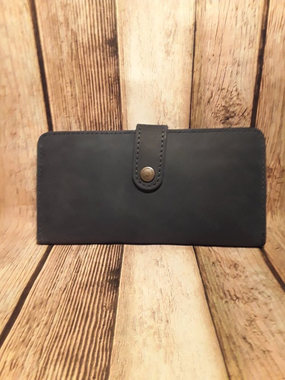 Portland Leather Navy Blue Women's Bifold Wallet